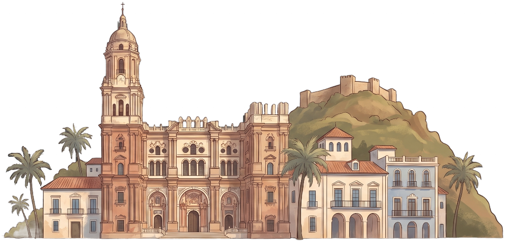 Málaga skyline